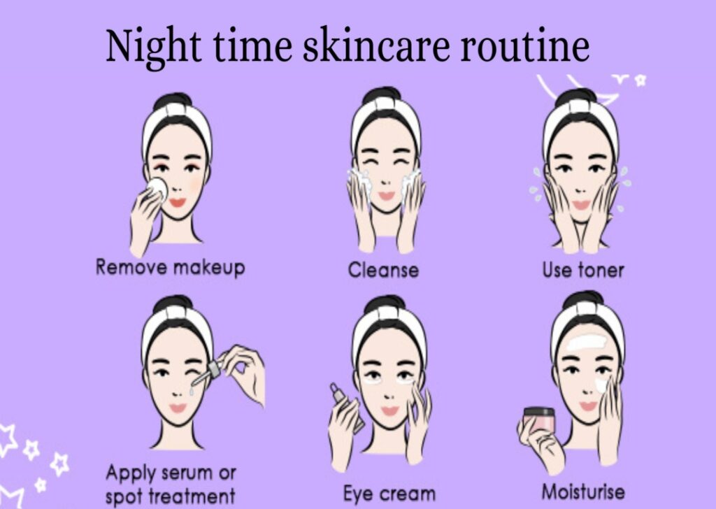 night skincare routine